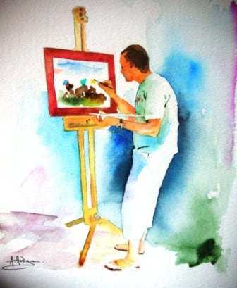 me painting